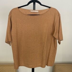 One Grey Day Cotton & Cashmere Boxy Top